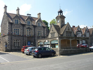 Photo de l'architecture des maisons de la ville de Chipping Sodbury